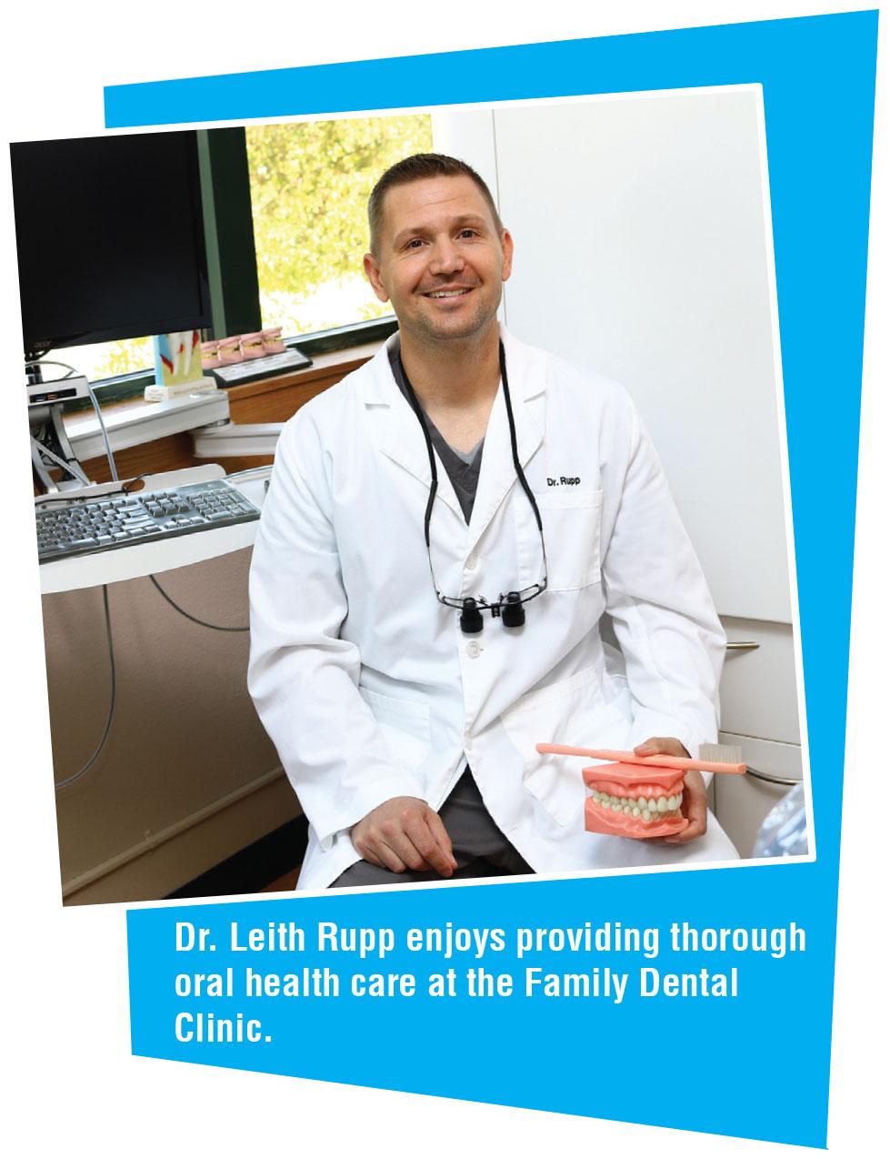 Dr. Leith Rupp, Health District Family Dental Clinic