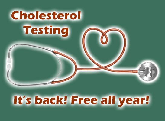 Cholesterol testing is back and free