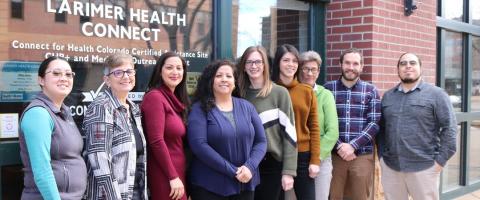 Group photo of Larimer Health Connect staff