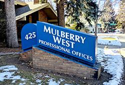 425 Mulberry building sign