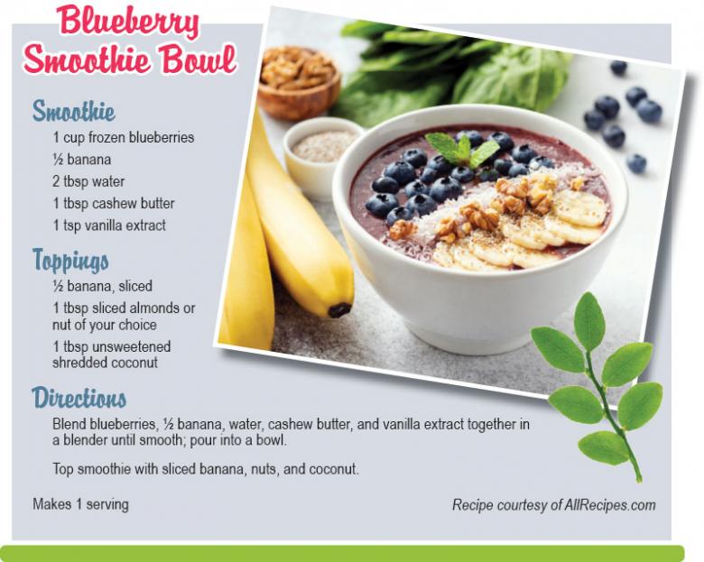 blueberry smoothie bowl recipe