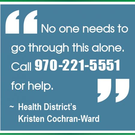 Call 970-221-5551 for help